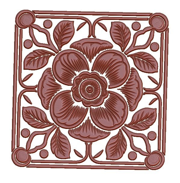 Decorative Pattern For Wood Carving Stl File Free Download A000109