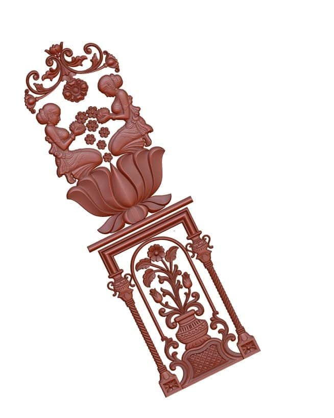 Door Design For Cnc Wood Carving Stl File Free Download A000138