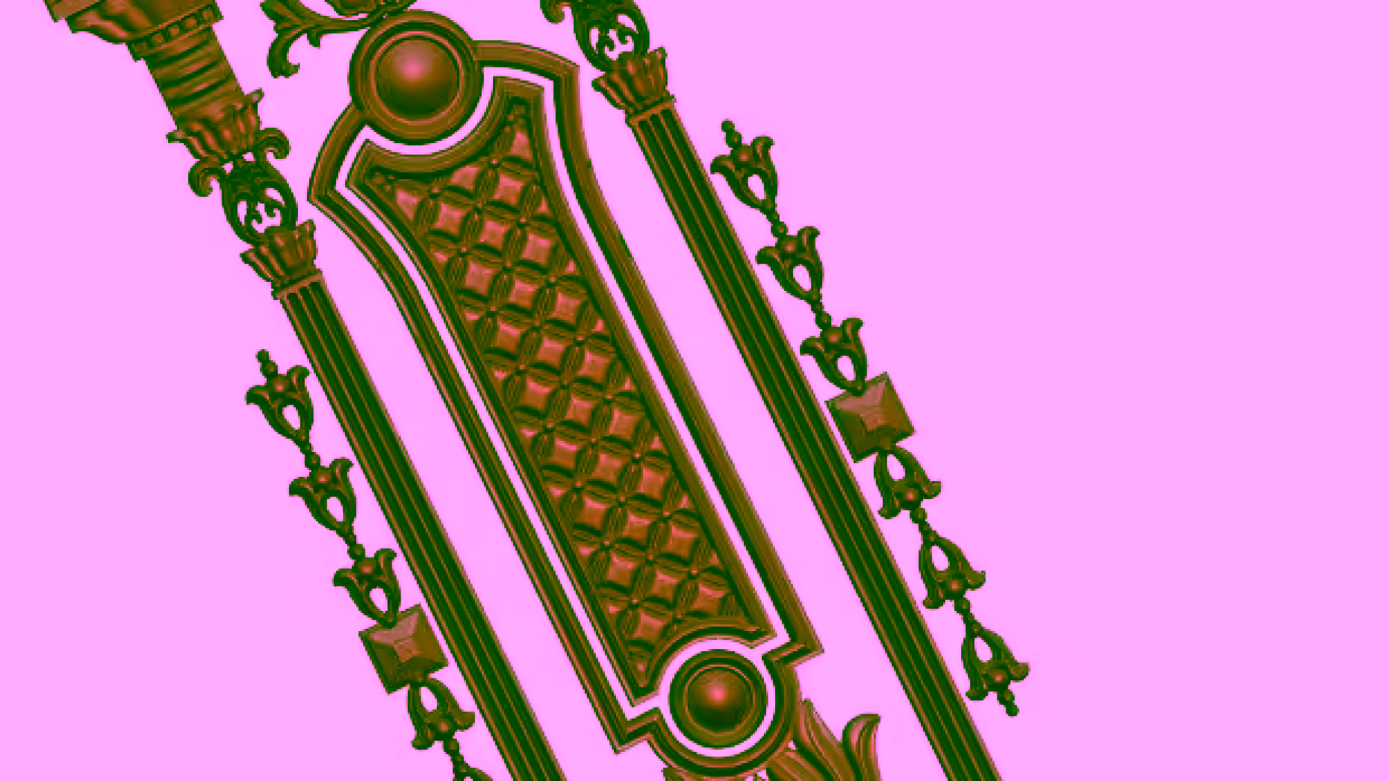Door Design For Cnc Wood Carving Stl File Free Download – A000142