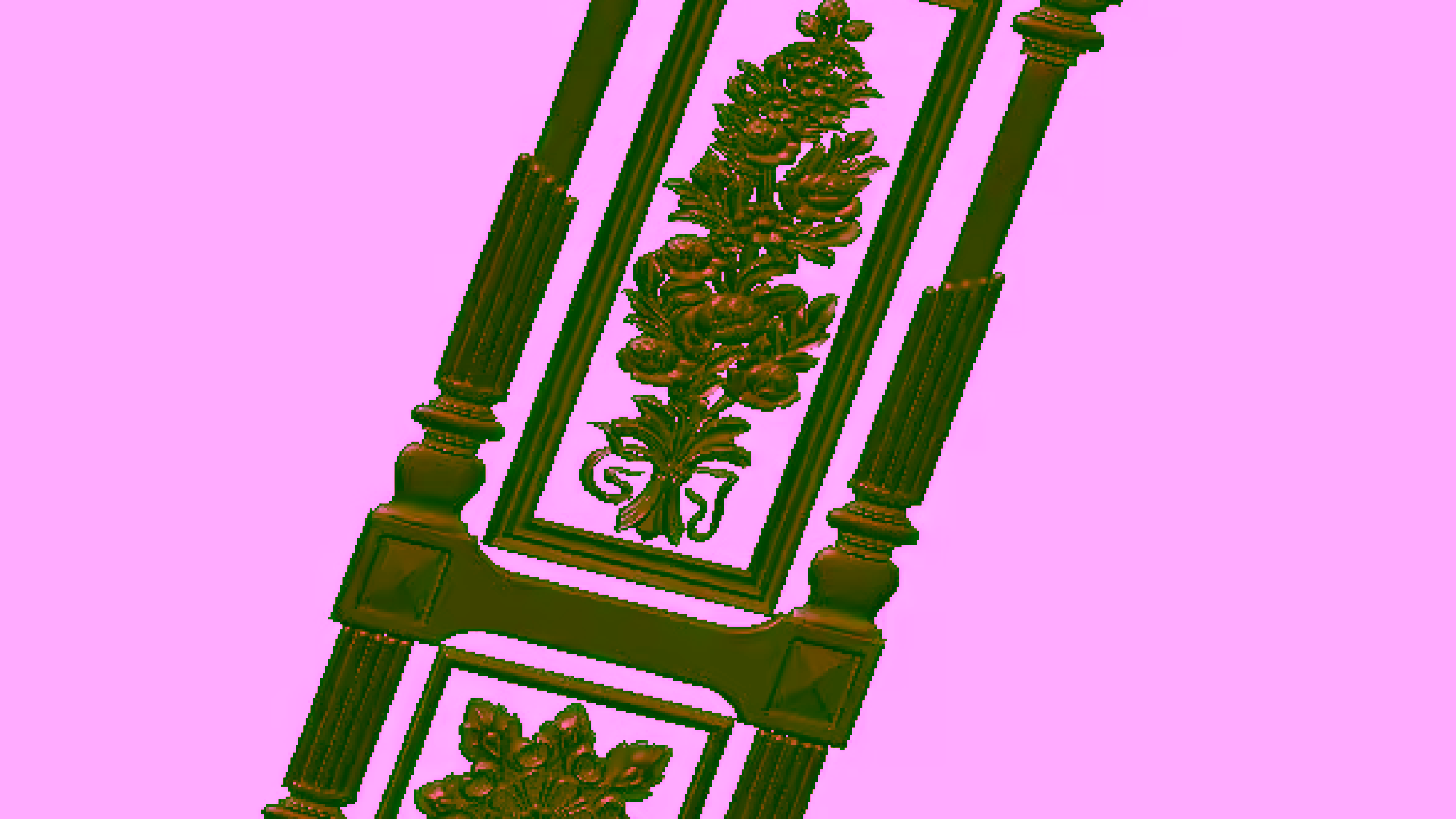 Door Frame For Cnc Wood Carving Stl File Free Download A000111