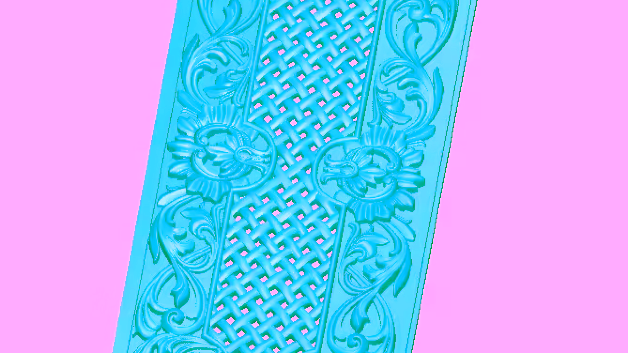 Door Frame For Cnc Wood Carving Stl File Free Download A000128