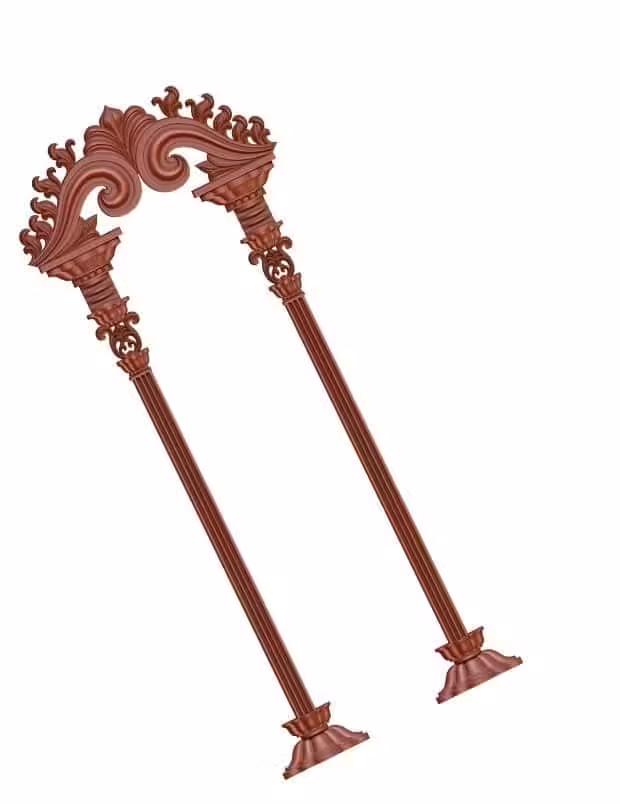 Door Frame Design For Cnc Wood Carving Stl File Free Download – A0001445