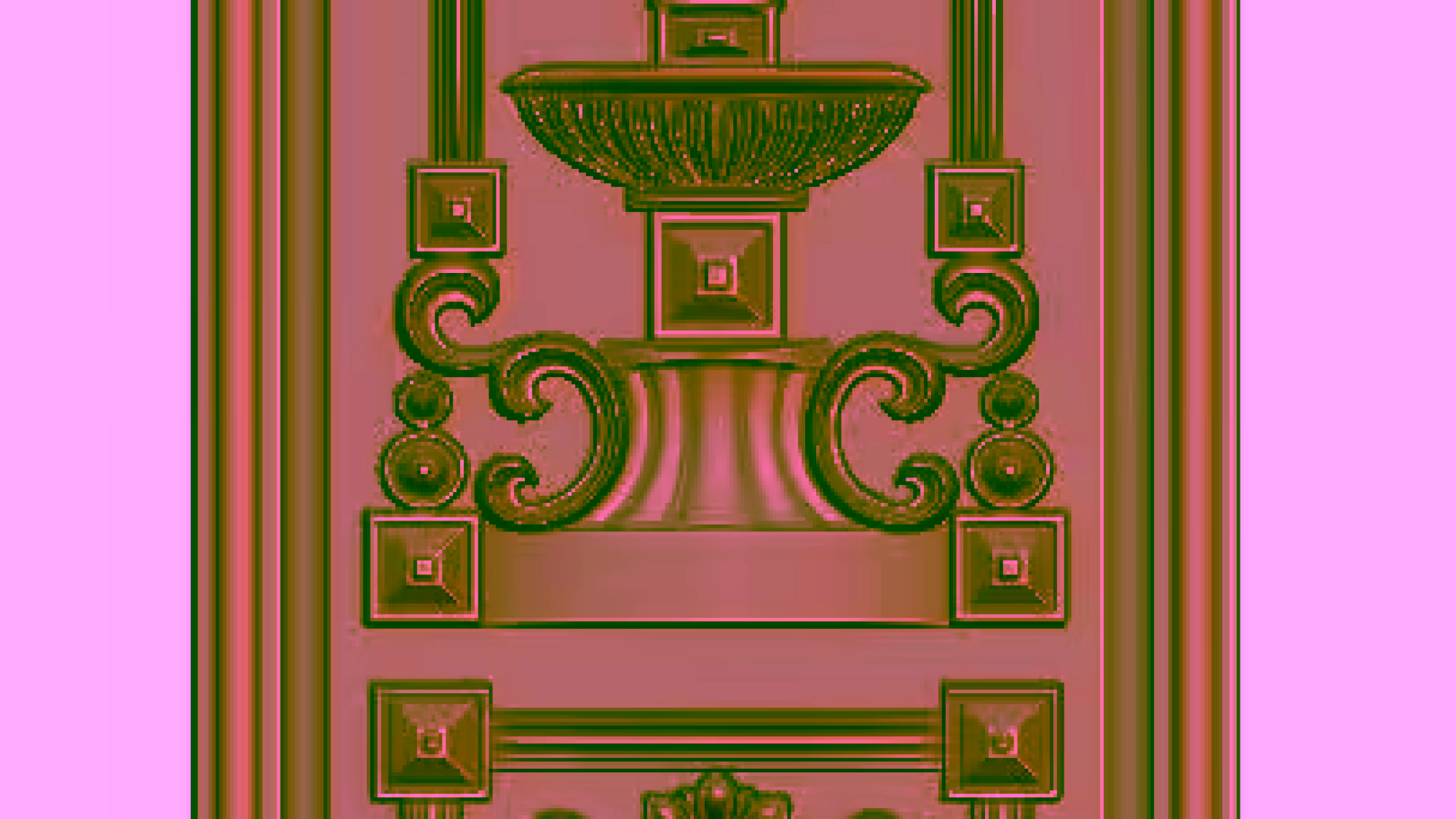 Free 3d Door Design Stl File For Wood Carving A000117
