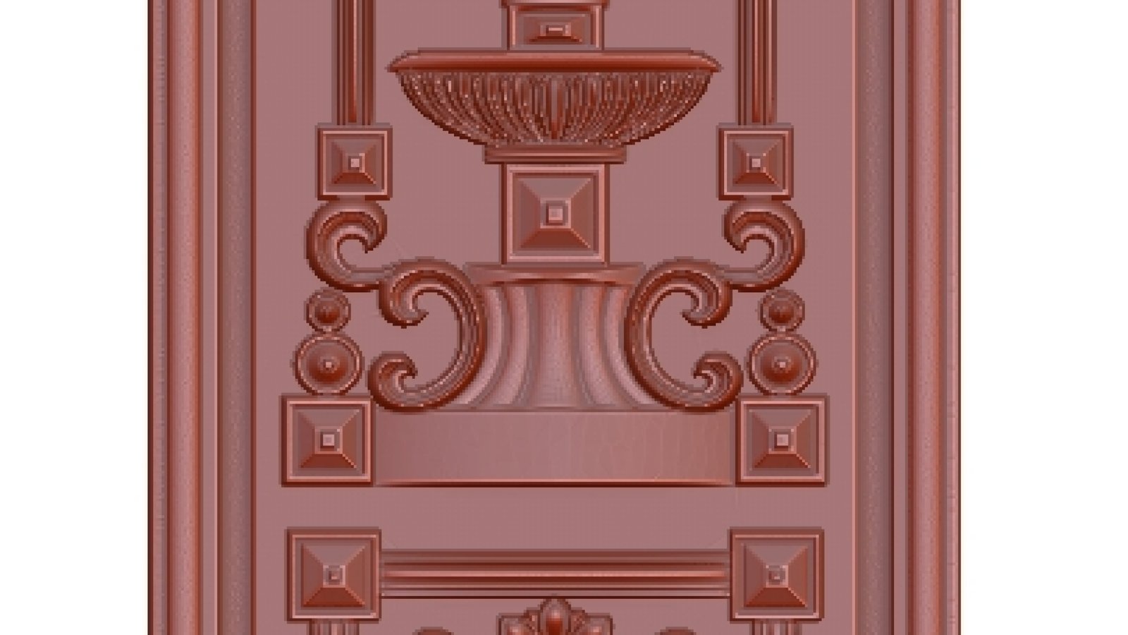 Free 3d Door Design Stl File For Wood Carving A000117