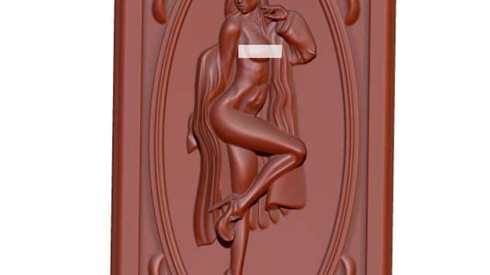 Girl Frame For Cnc Wood Carving Stl File Free Download A000158 (2)