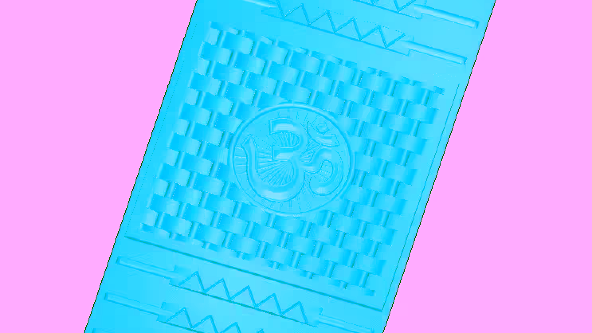 Om Door Design For Cnc Woor Carving Stl File Free Download A000131