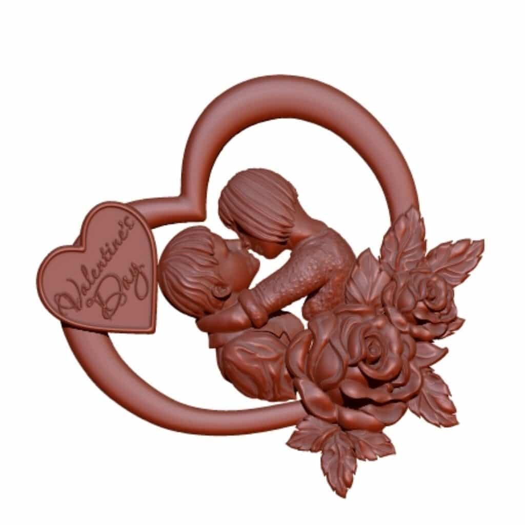 Valentine’s Day Design For Cnc Wood Carving Stl File Free Download A000153