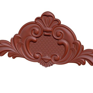 Decorative design 3D stl files for CNC wood carving (free download) - A000096