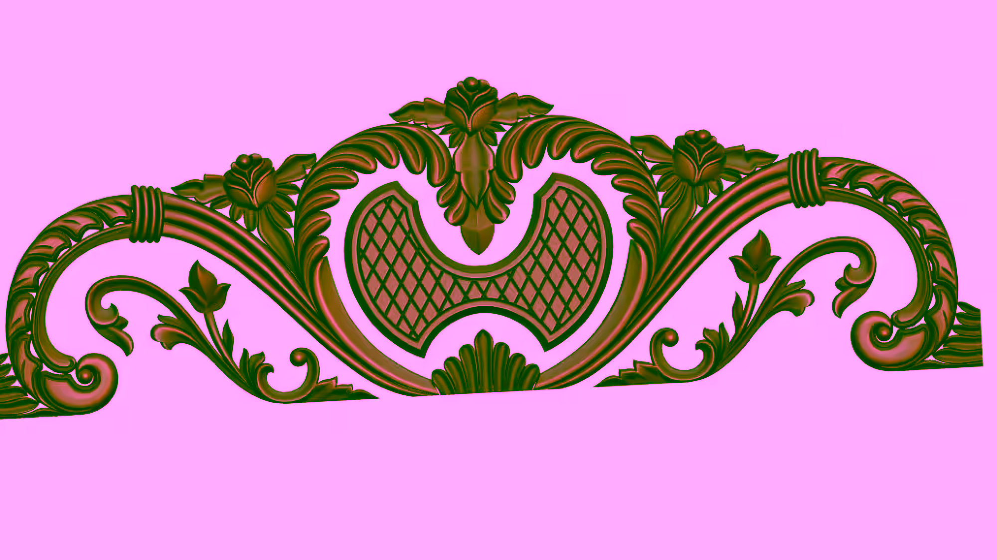 3d Bed Design For Cnc Wood Carving Stl File Free Download A000186
