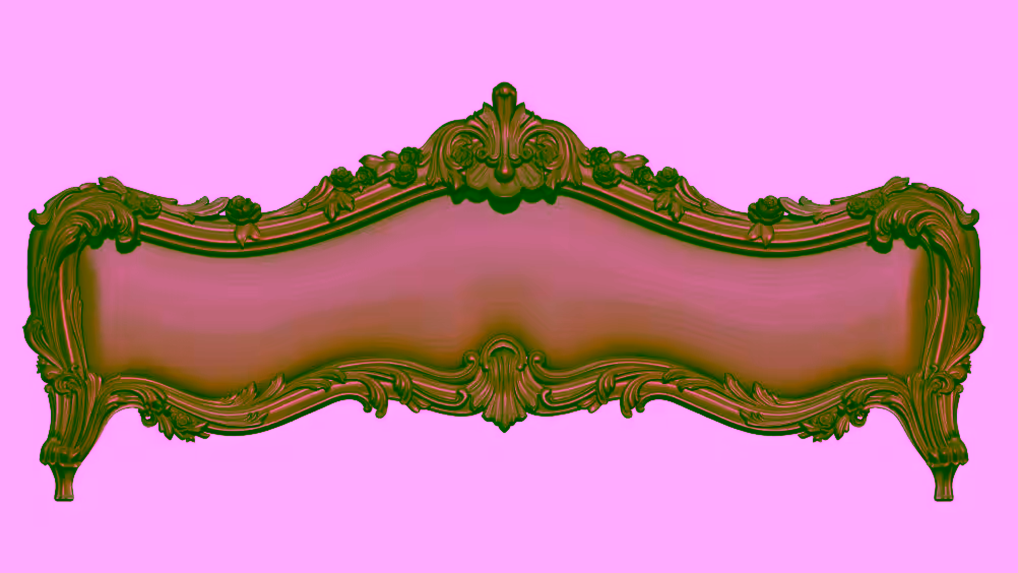 3d Bed Frame Design For Wood Carving Stl File Free Download A000209