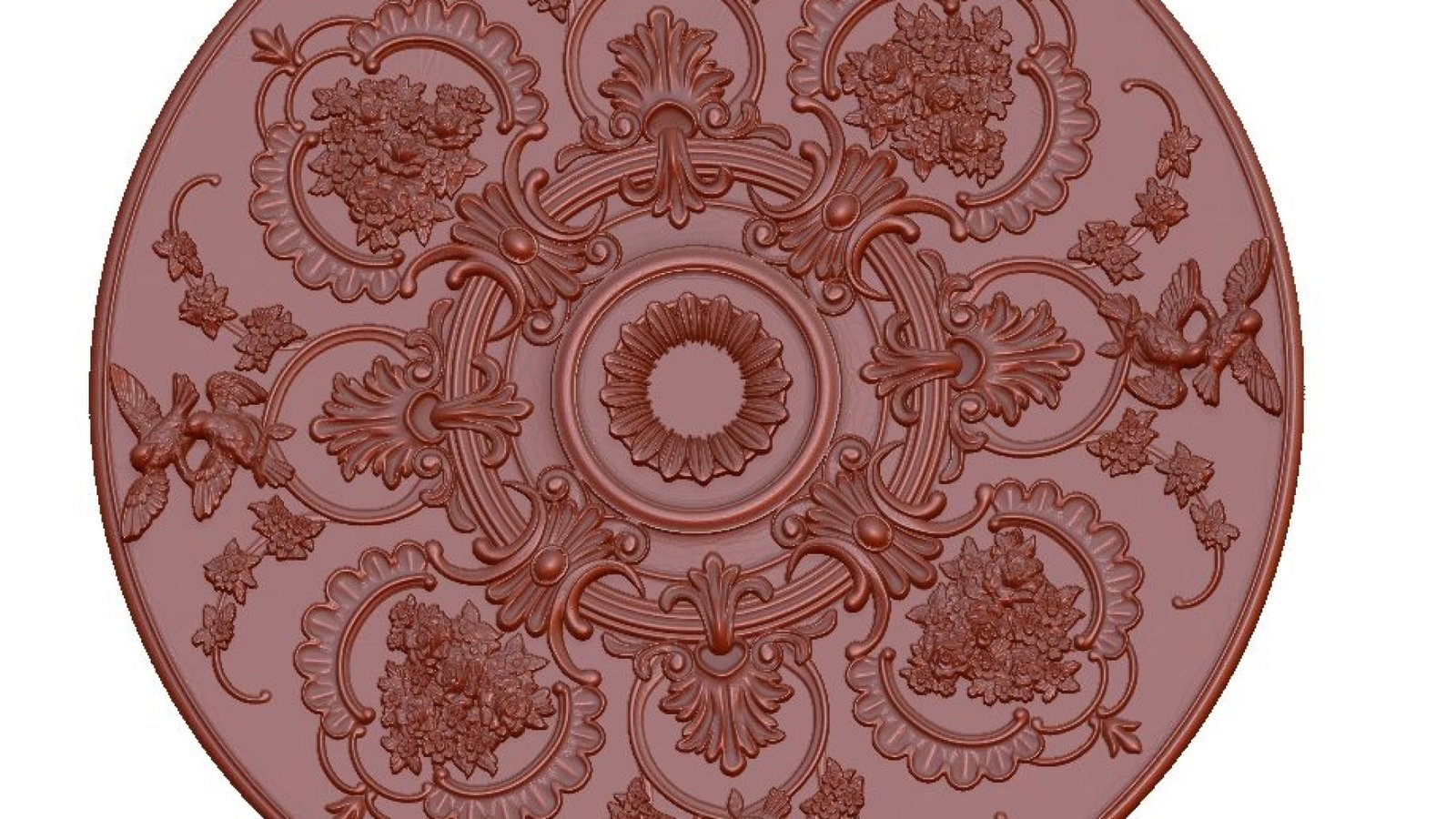 3d Circular Pattern For Cnc Wood Carving Stl File Free Download A000188