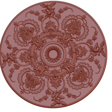 3d Circular Pattern For Cnc Wood Carving Stl File Free Download A000188