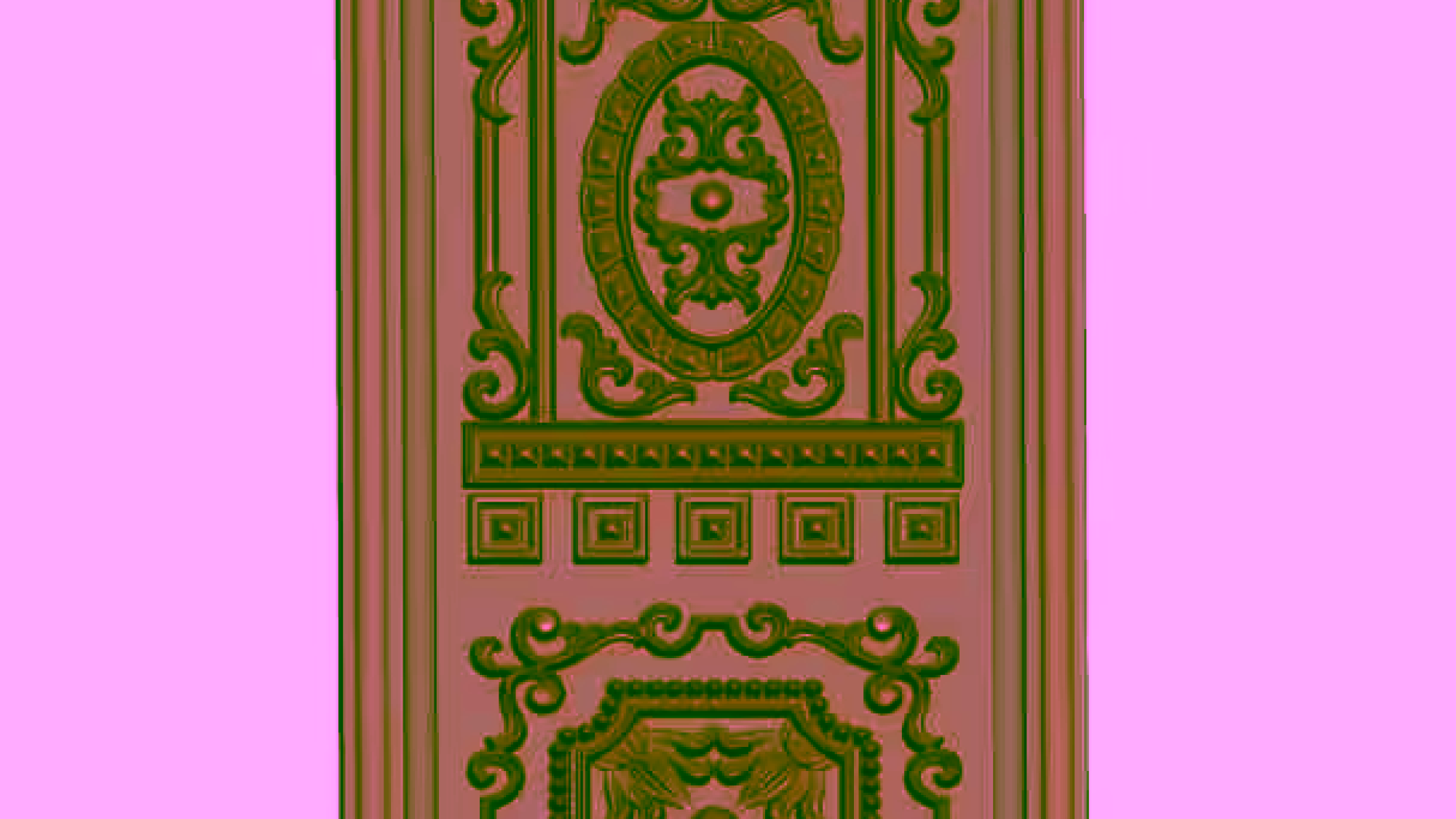 3d Door Design For Wood Carving Stl File Free Download A000178