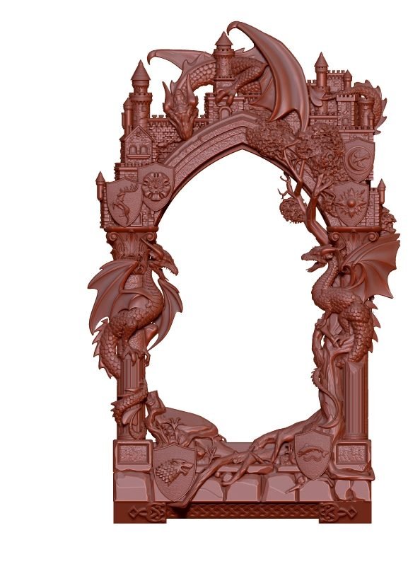 3d Frame Stl File Free Download A000205