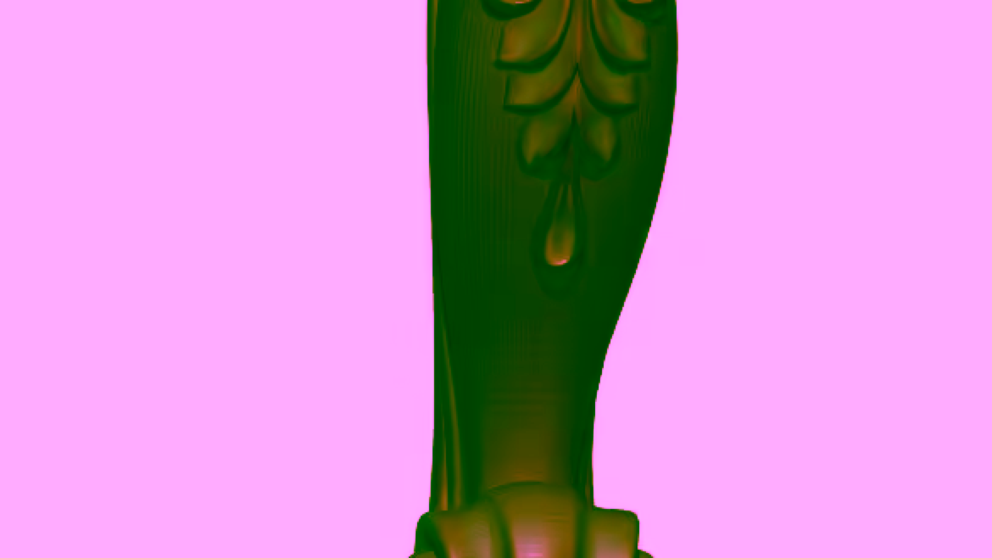 3d Table Leg Design For Cnc Wood Carving Stl File Free Download A000214