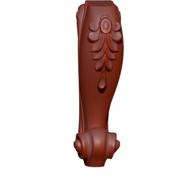 3d Table Leg Design For Cnc Wood Carving Stl File Free Download A000214