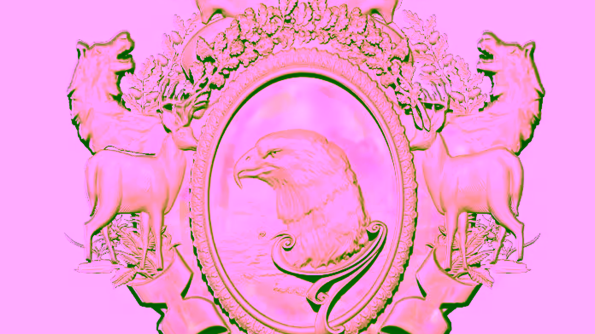 Animal Painting Picture Frame For Cnc Wood Carving Stl File Free Download A000226