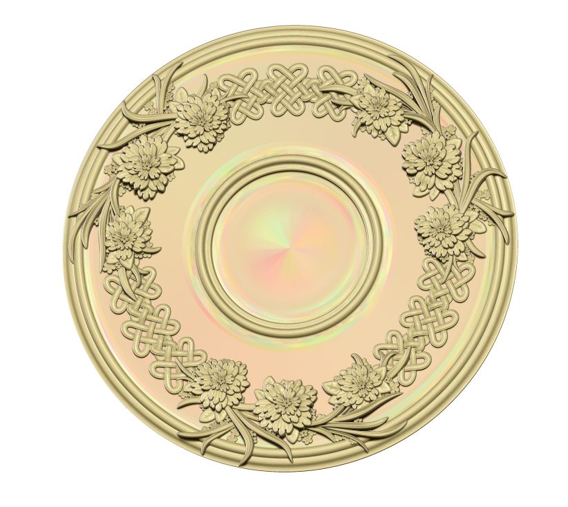 Circular Design For Wood Carving Stl File Free Download A000256