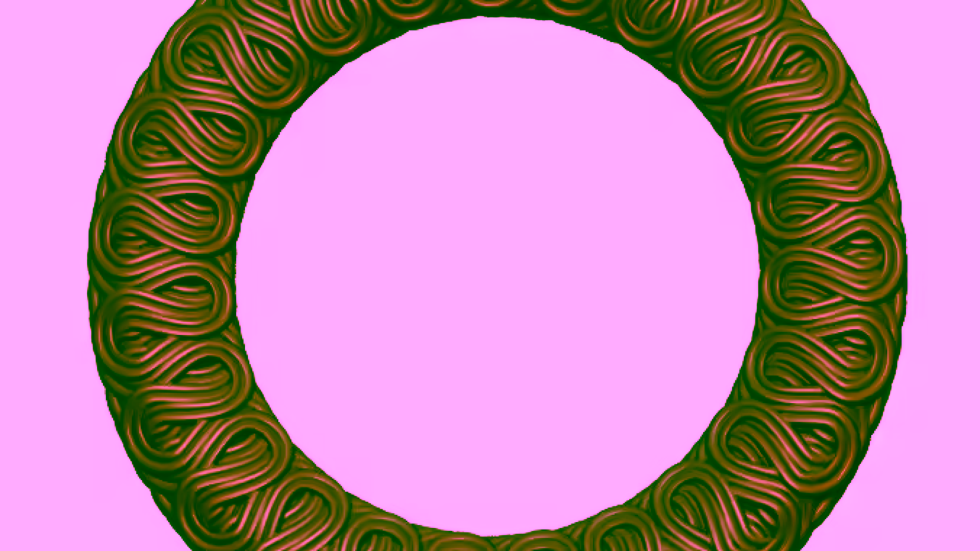 Circular Frame For Cnc Wood Carving 3d Stl File Free Download A000195