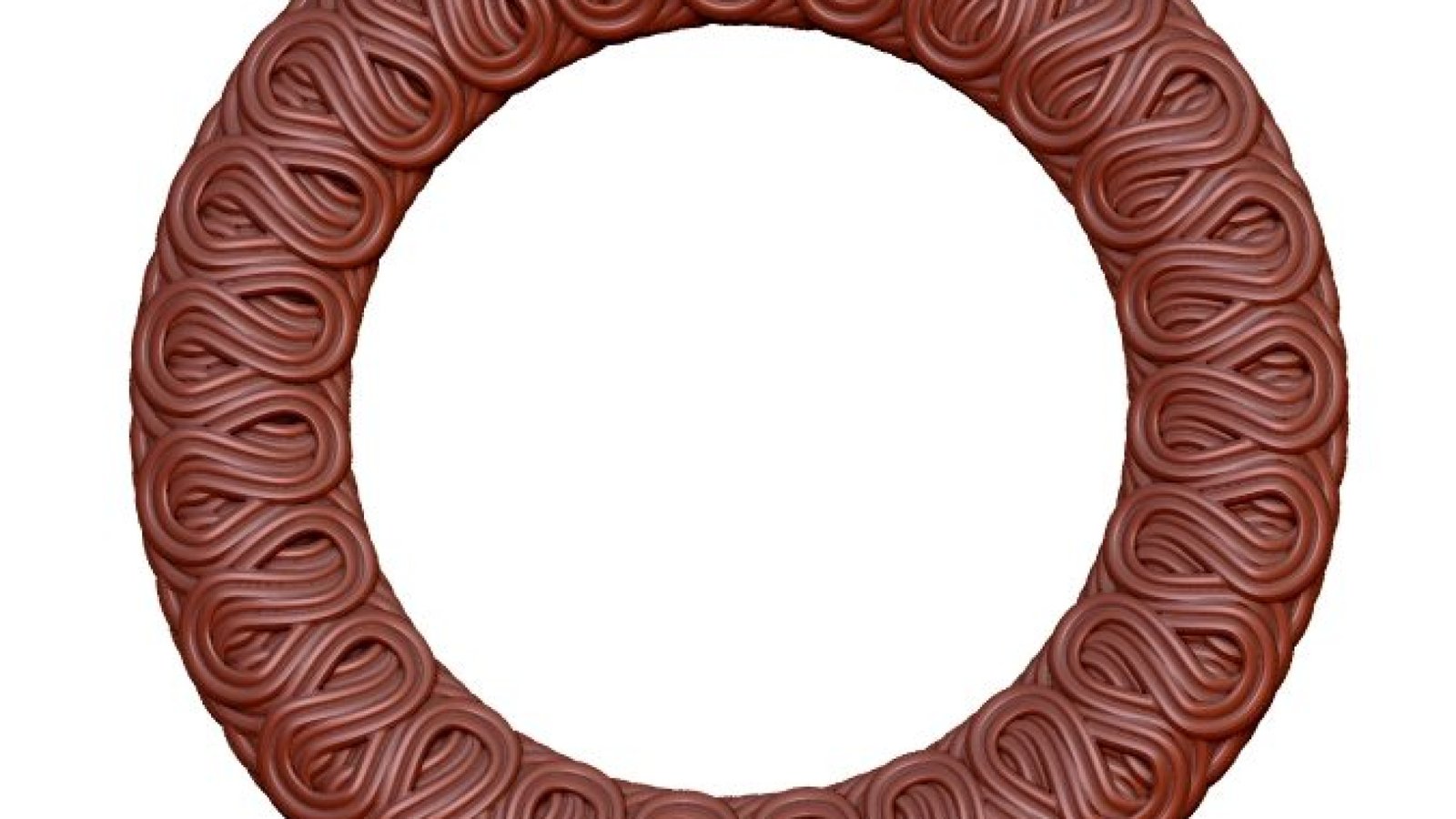 Circular Frame For Cnc Wood Carving 3d Stl File Free Download A000195