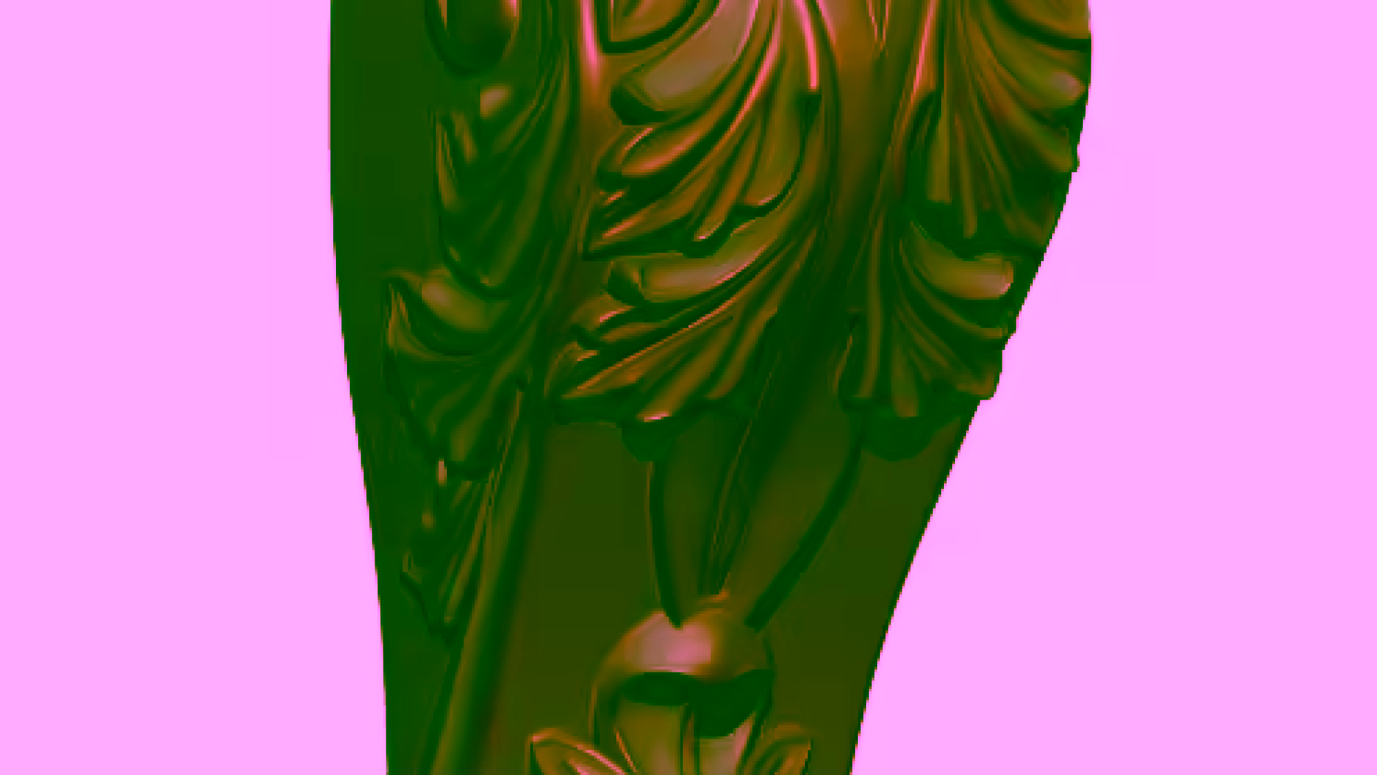 Column Top For Cnc Carving Stl File Free Download A000224