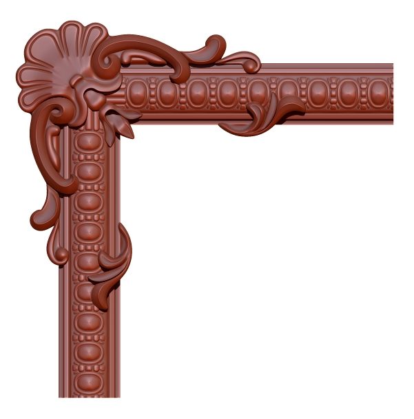 Corner Design For Wood Carving Stl File Free Download A000207