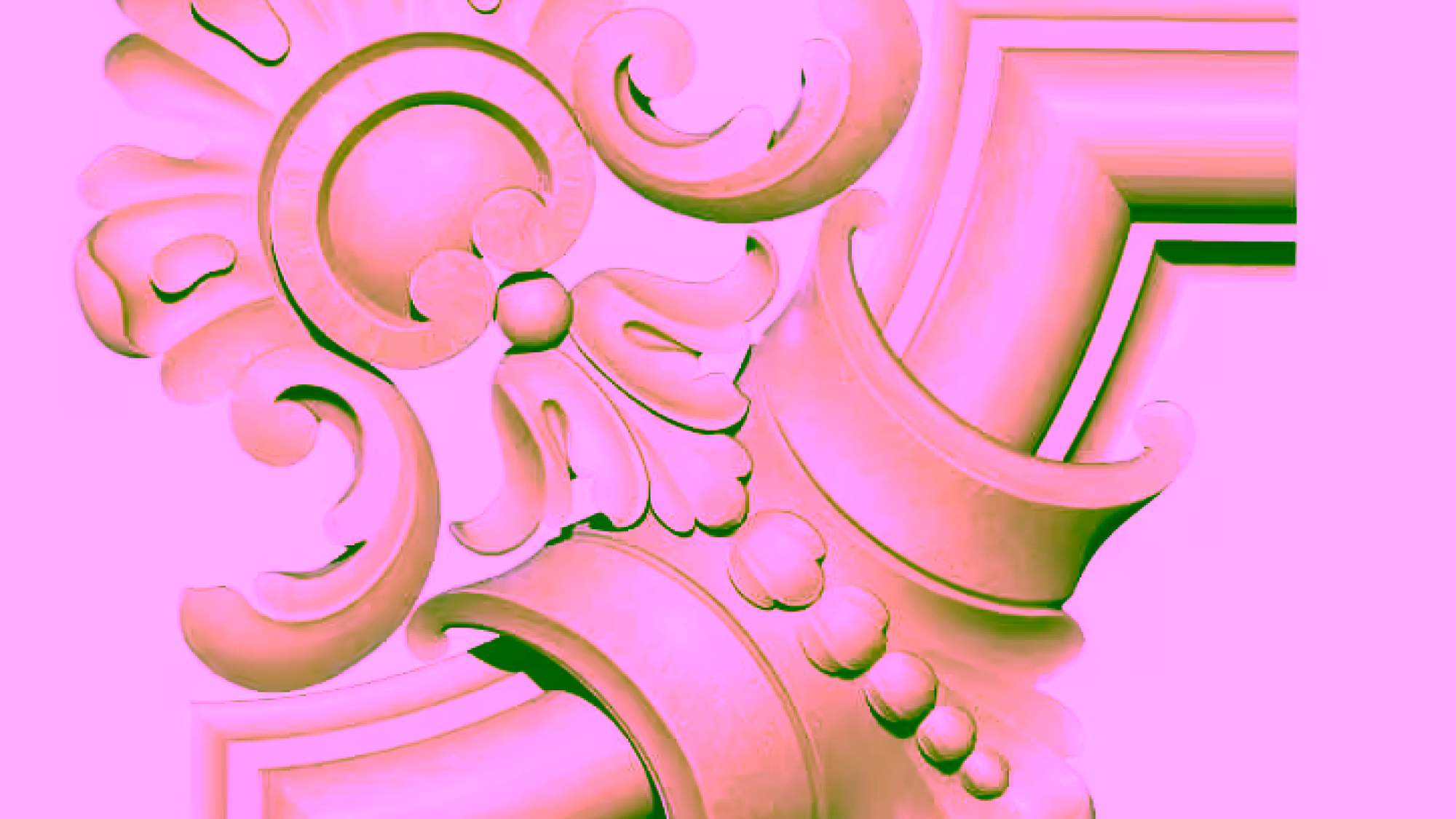 Corner Design For Wood Carving Stl File Free Download A000229