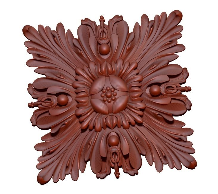 Decor For Cnc Wood Carving Stl File Free Download A000192