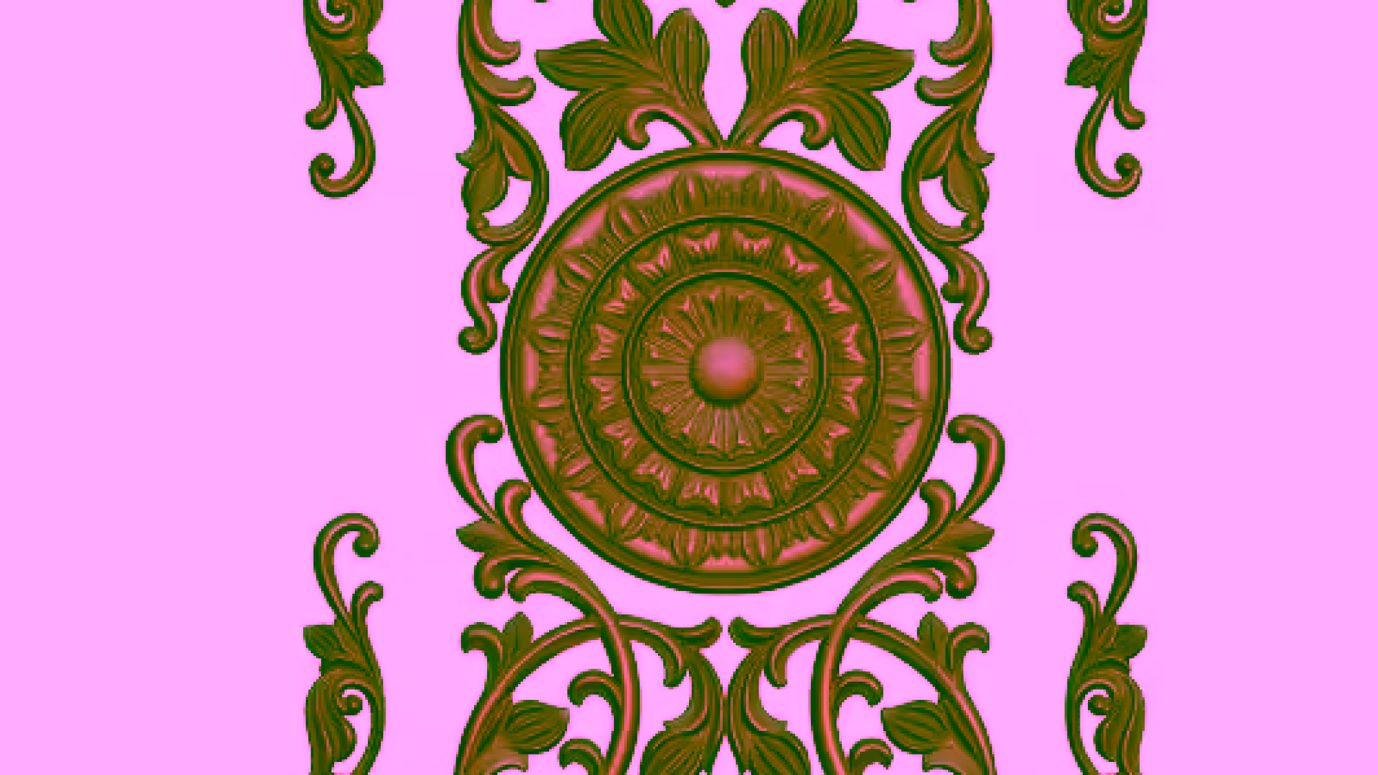Decor For Door Cnc Wood Carving Stl File Free Download A000203