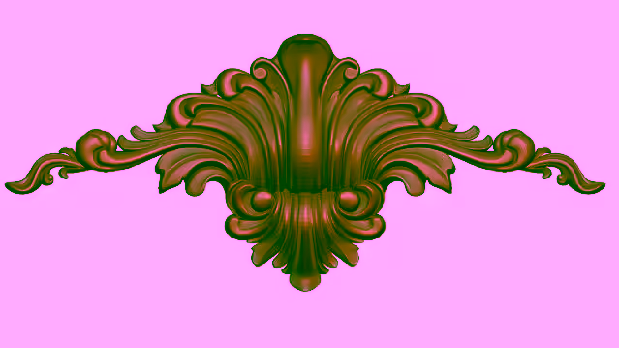 Decor For Cnc Wood Carving Stl File Free Downloaad A000167