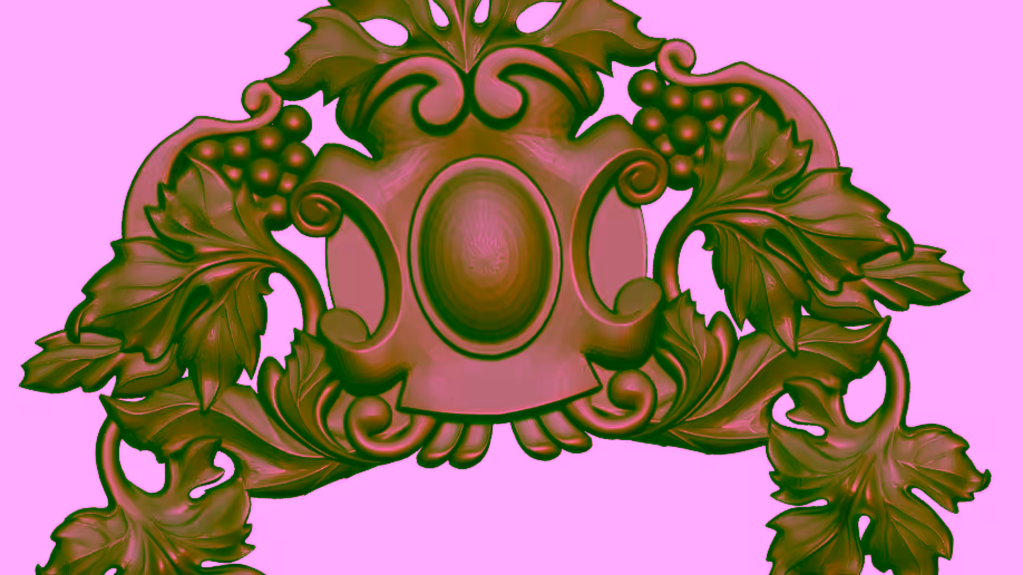 Decor For Cnc Wood Carving Stl File Free Download A000187