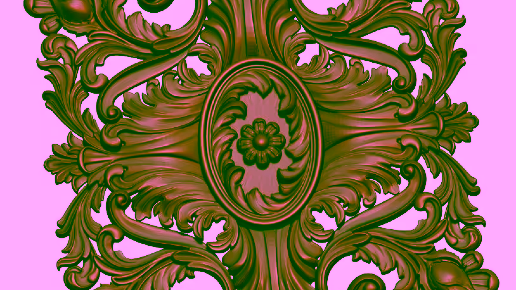 Decor For Cnc Wood Carving Stl File Free Download A000197