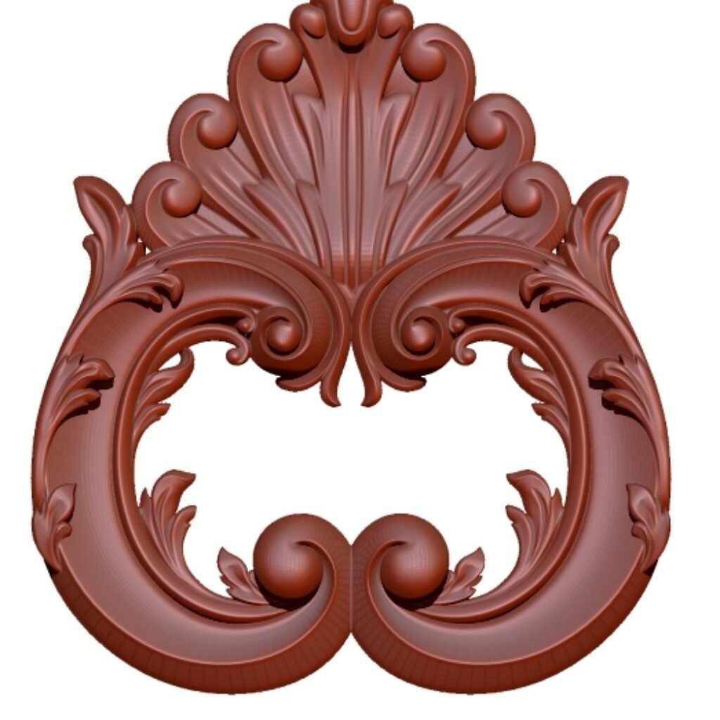 Decor For Cnc Wood Carving Stl File Free Download A000161