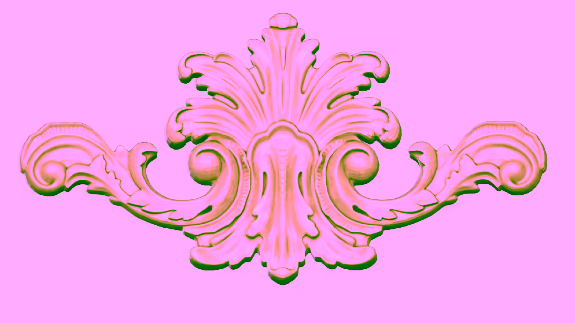 Decor For Wood Carving Stl File Free Download A000243