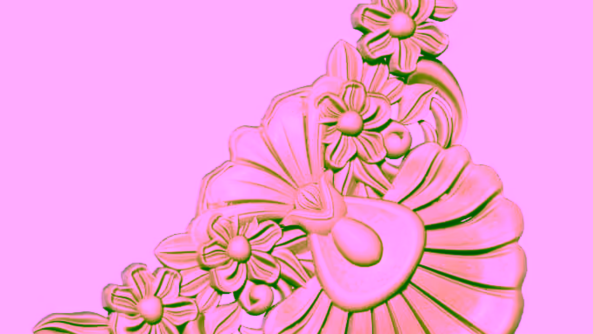 Decor for wood carving stl file free download - A0002265