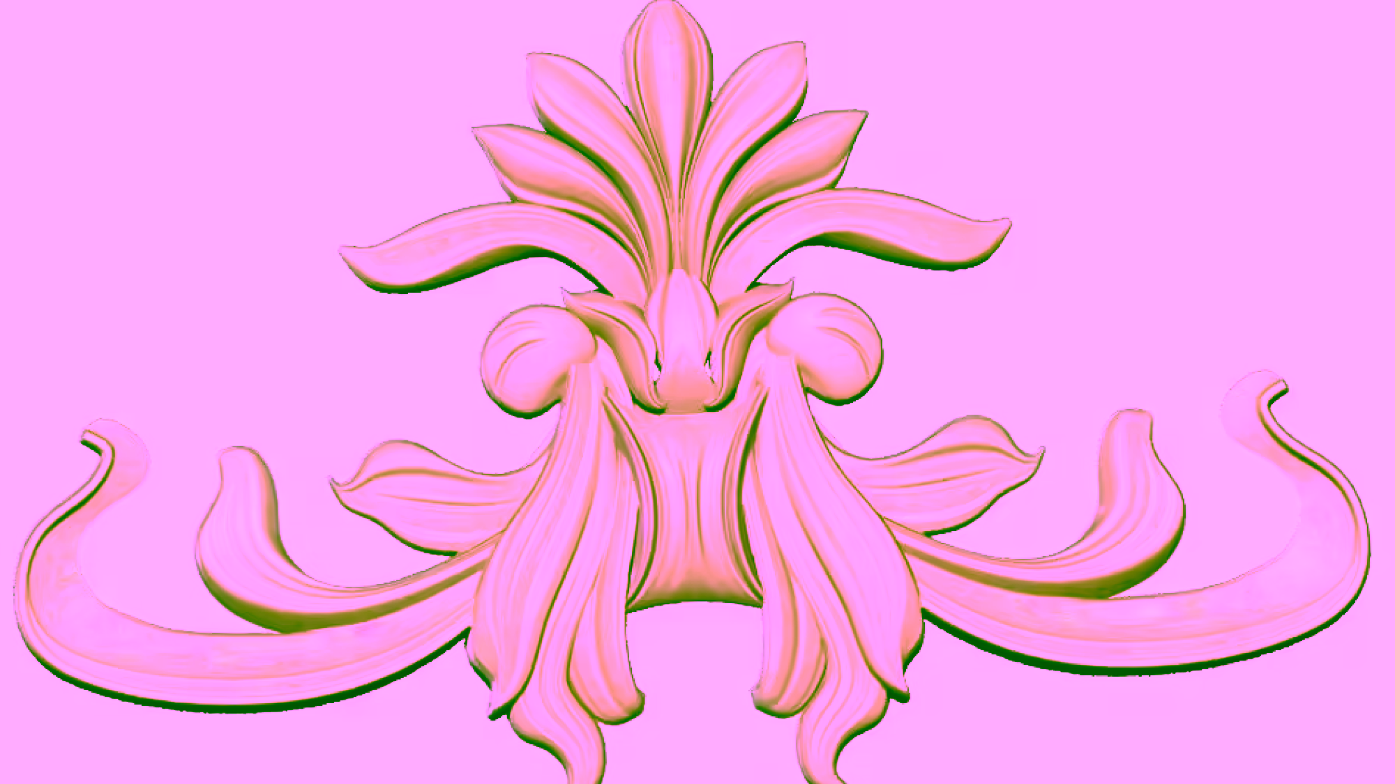 Decor For Wood Carving Stl File Free Download A000263