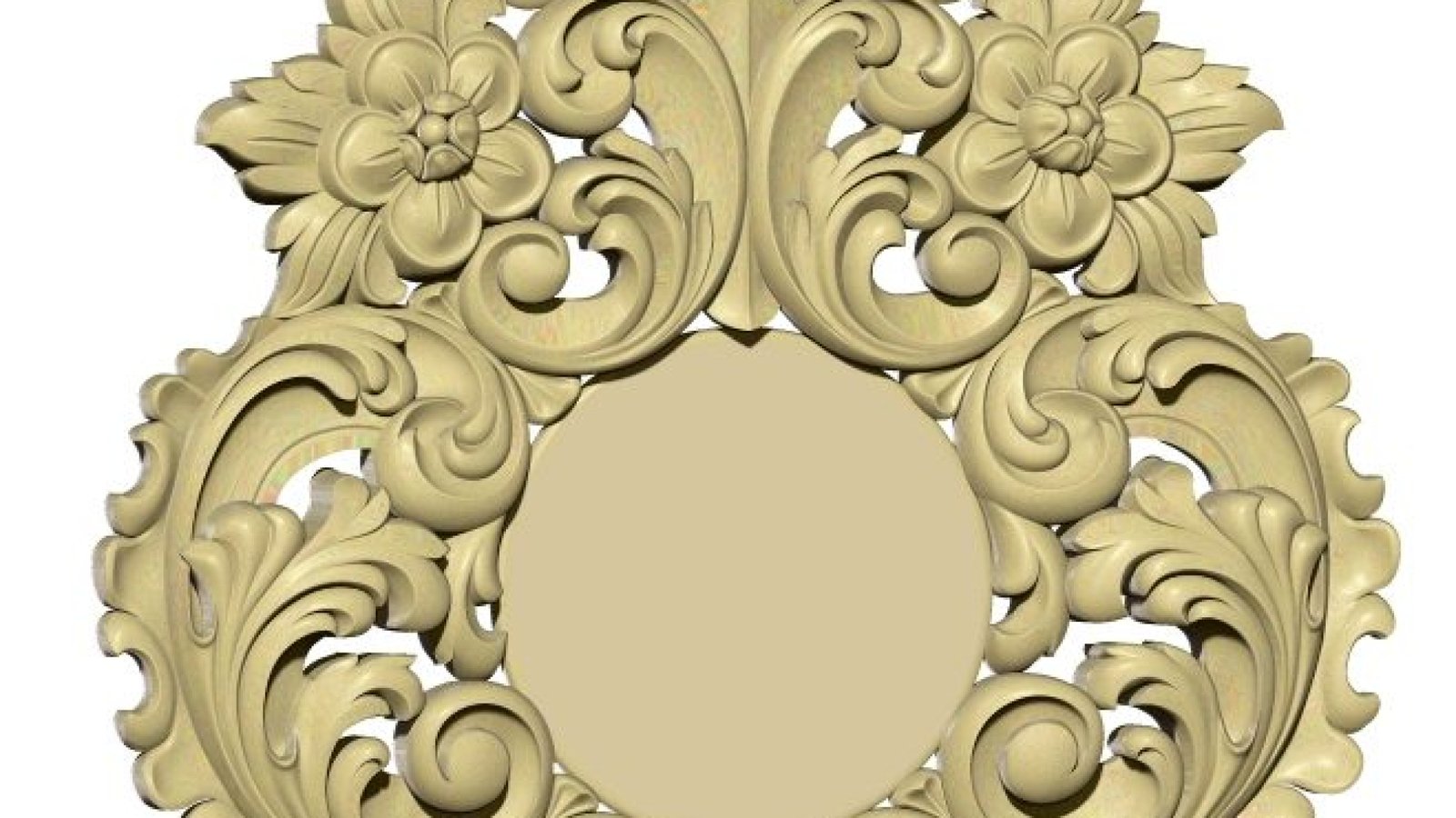 Decorative Design For Wood Carving Stl File Free Download A000233