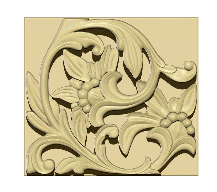 Decorative Design For Wood Carving Stl File Free Download A000251
