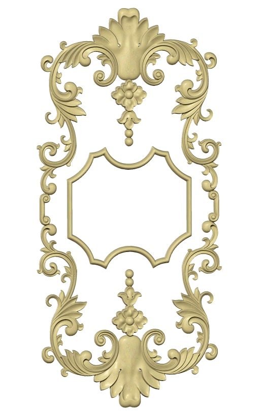 Door Frame For Wood Carving Stl File Free Download A000240