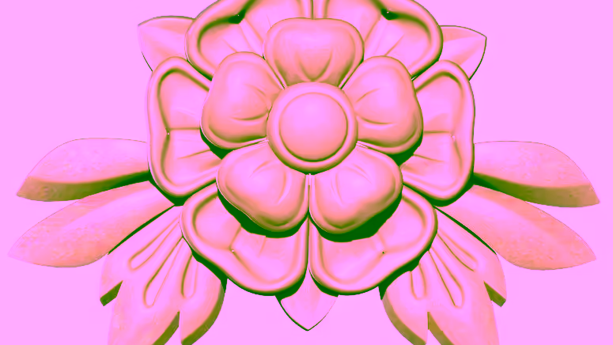 Flower For Cnc Wood Carving 3d Stl File Free Download A000236