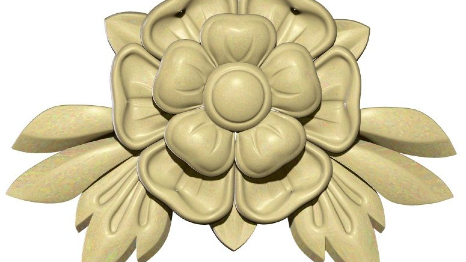 Flower For Cnc Wood Carving 3d Stl File Free Download A000236