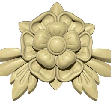 Flower For Cnc Wood Carving 3d Stl File Free Download A000236