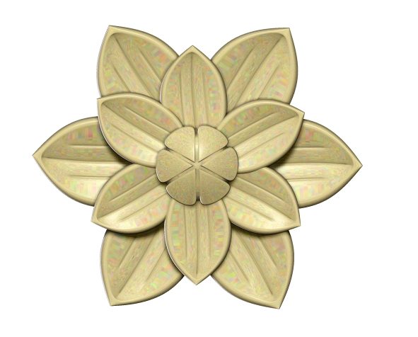 Flower For Wood Carving Stl File Free Download A000248