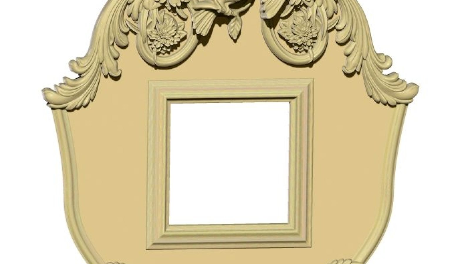 Frame Design For Wood Carving Stl File Free Download A000227