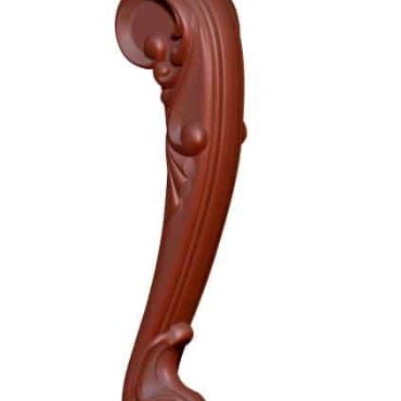 Table Leg Design For Wood Carving Stl File Free Download A000217