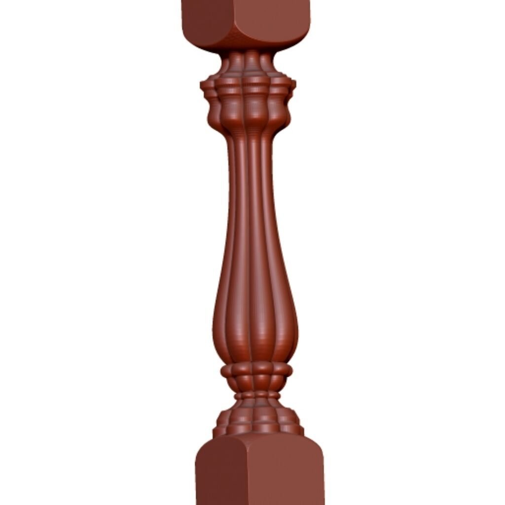 Table Leg Design For Wood Carving Stl File Free Download A000219