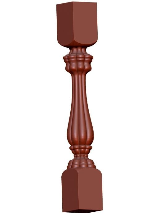 Table Leg Design For Wood Carving Stl File Free Download A000219