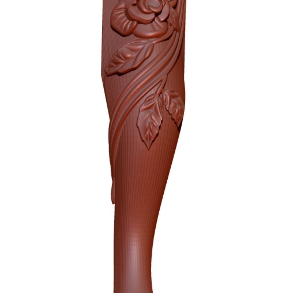 Table Leg For Cnc Wood Carving Stl File Free Download A000213