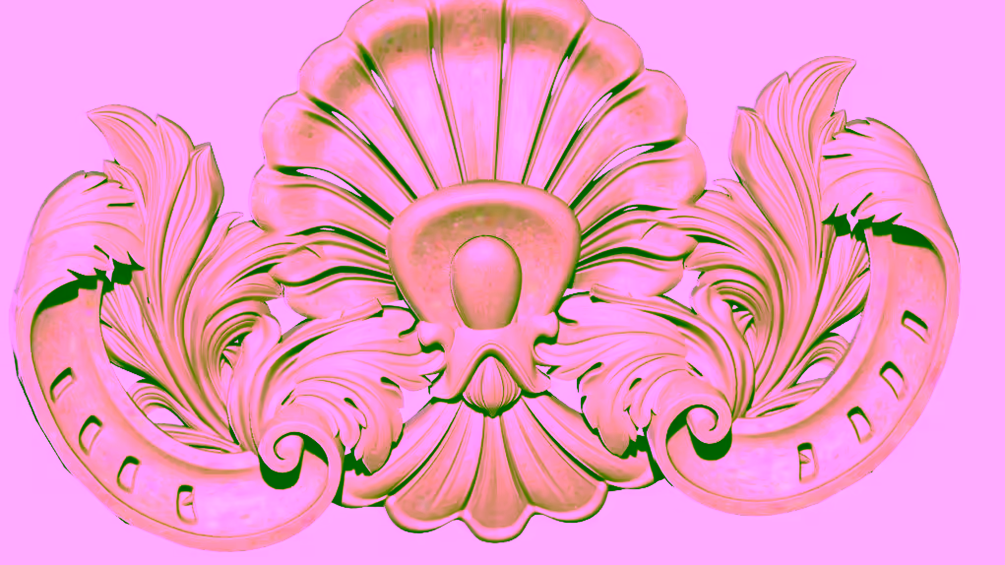 Wood Carving Decor 3d Stl File Free Download A000260