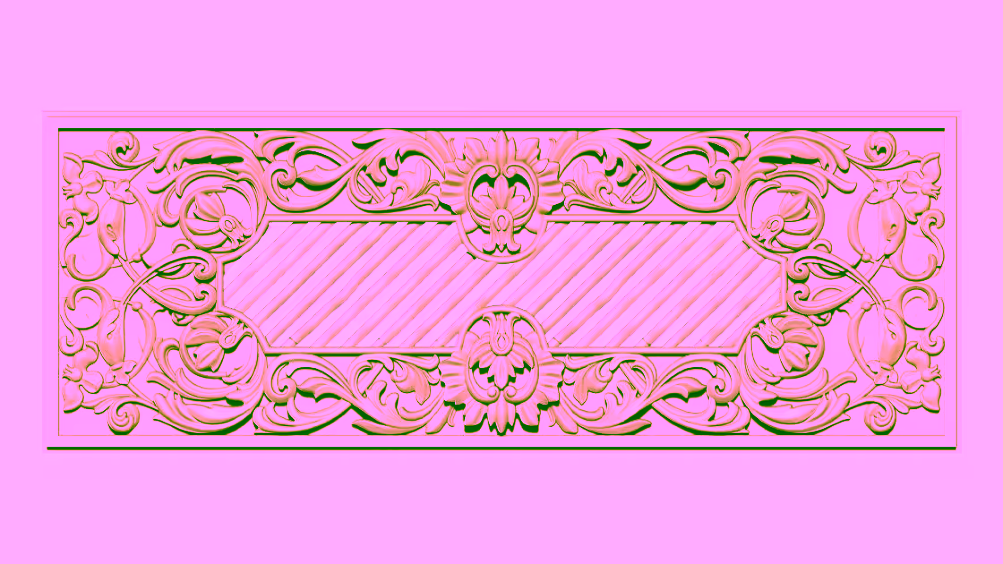 3d Decor For Wood Carving Stl File Free Download A000319